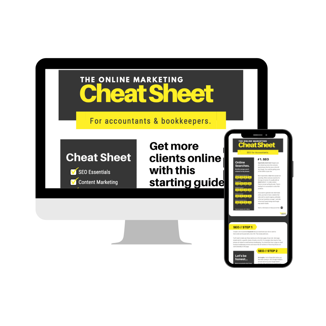 cheat sheet for accountants