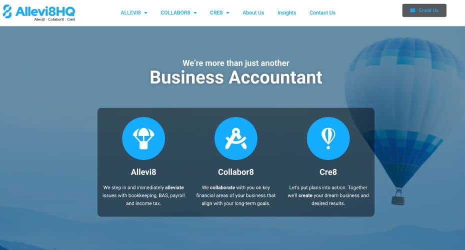 accounting website Brisbane